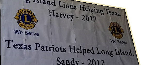 HOW COOPERATION AMONG VARIOUS LIONS DISTRICTS BROUGHT HELP TO HURRICANE VICTIMS.
